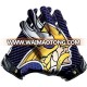 Cheap American Football Gloves High sticky palm american football gloves sublimated back american football gloves