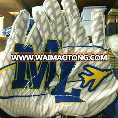 High quality custom football gloves