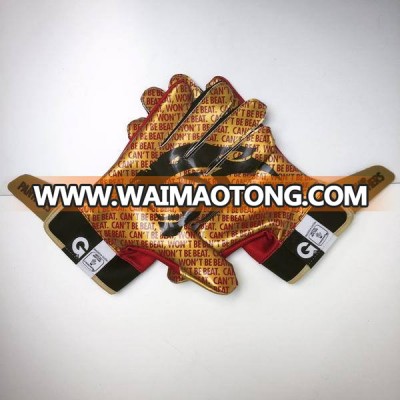 Custom Palm Logo Football Gloves